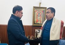 Satish Sharma attends National Transport Ministers’ Meeting, meets Nitin Gadkari