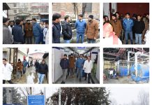 Srinagar Admin, SMC conduct joint inspection to review Weather Preparedness in district