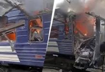 “Act of Terrorism”: Zelenskyy on Russian strike on passenger train that killed four
