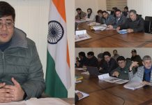 DC Ganderbal reviews progress of various schemes of Agriculture & Allied departments