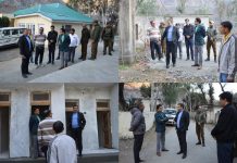 DC Ramban inspects development works; reviews construction of temporary accommodation for KV Ramban