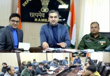 DC Ramban reviews arrangements for Mahashivratri