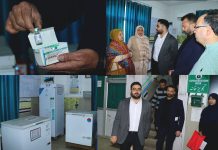 DC Srinagar kick starts free HPV vaccination campaign for Girls Aged 14-15 Years at UPHC Batamaloo