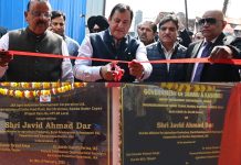 Javid Dar inaugurates Modernised Cattle Feed Plant at Bari Brahmana, Wool Trade Mandi at Kartholi, Samba