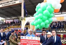 LG inaugurates J&K Police’s Martyrs Memorial Hockey Tournament in Jammu