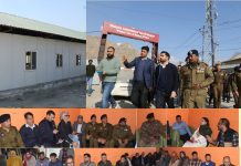 SANJY-2026: DC Srinagar, SSP visit Yatra Transit Camp Pantha Chowk