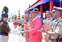 Lieutenant Governor attends the Passing Out Parade of J&K Police Constables at STC Talwara