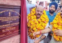 Deputy Chief Minister inaugurates Bridge at Bus Stand Jammu